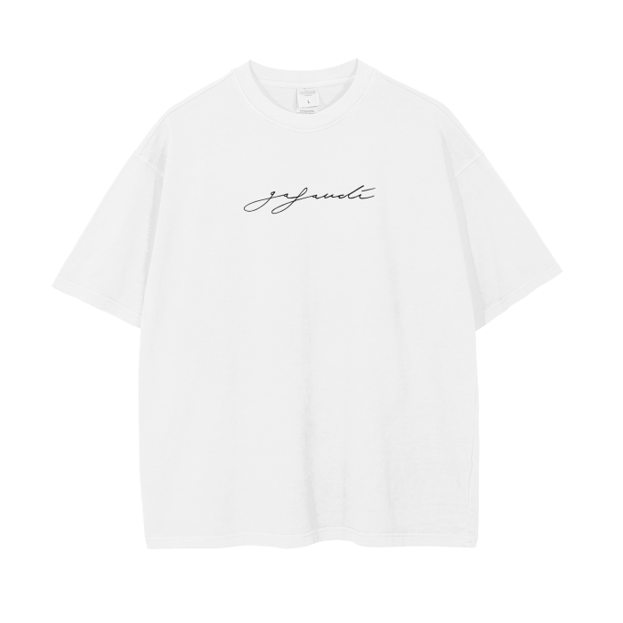 GAFAUDI "YES LAWD" Vintage Wash Drop Shoulder T-Shirt - 250 GSM